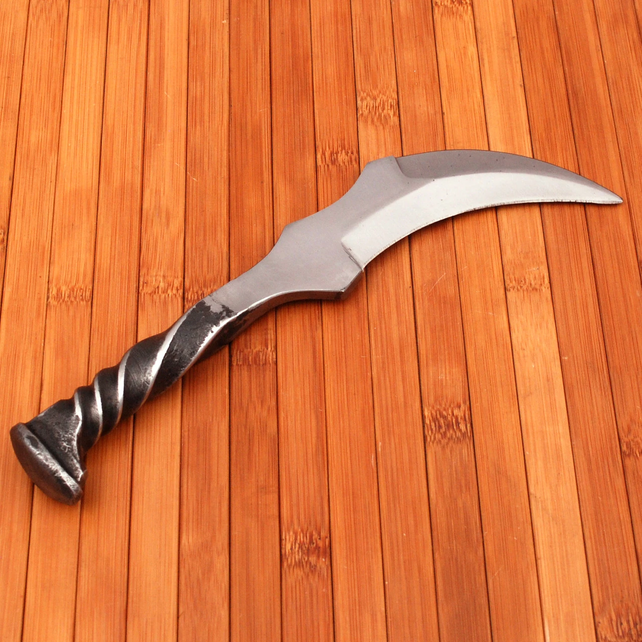 Locomotive Reaper Hand Forged Railroad Spike Knife 2 Locomotive Reaper Hand Forged Railroad Spike Knife - Image 2