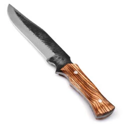 Wild Hog Bowie Outdoor Hunting Knife | Wooden Handle | 9 Wild Hog Bowie Outdoor Hunting Knife | Wooden Handle | -Daggers Store HKP2501 76584.1626798077