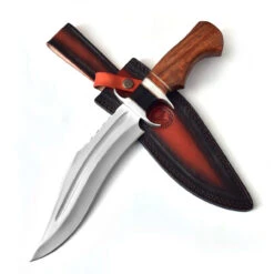 Rain In The Mountains Hunt For Life Drop Point Outdoor Hunting Knife