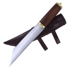 The Hunted Viking Seax Knife With Sheesham Wood Handle