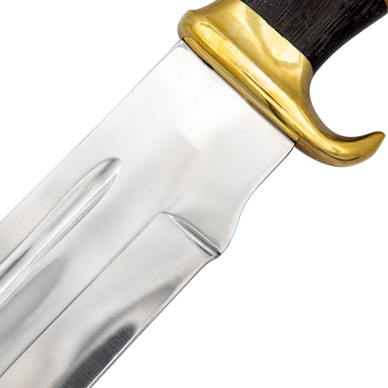 Sunup Trailing Clip Point Full Tang Large Medium Game Stainless Steel Hunting Knife 2 Sunup Trailing Clip Point Full Tang Large Medium Game Stainless Steel Hunting Knife - Image 2