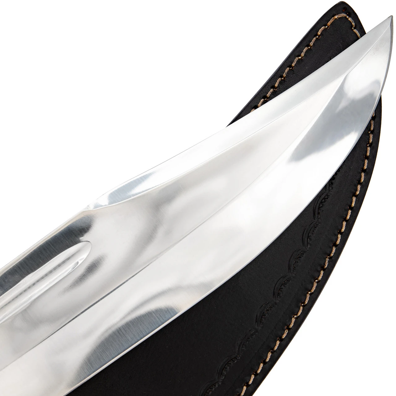 Sunup Trailing Clip Point Full Tang Large Medium Game Stainless Steel Hunting Knife 4 Sunup Trailing Clip Point Full Tang Large Medium Game Stainless Steel Hunting Knife - Image 4