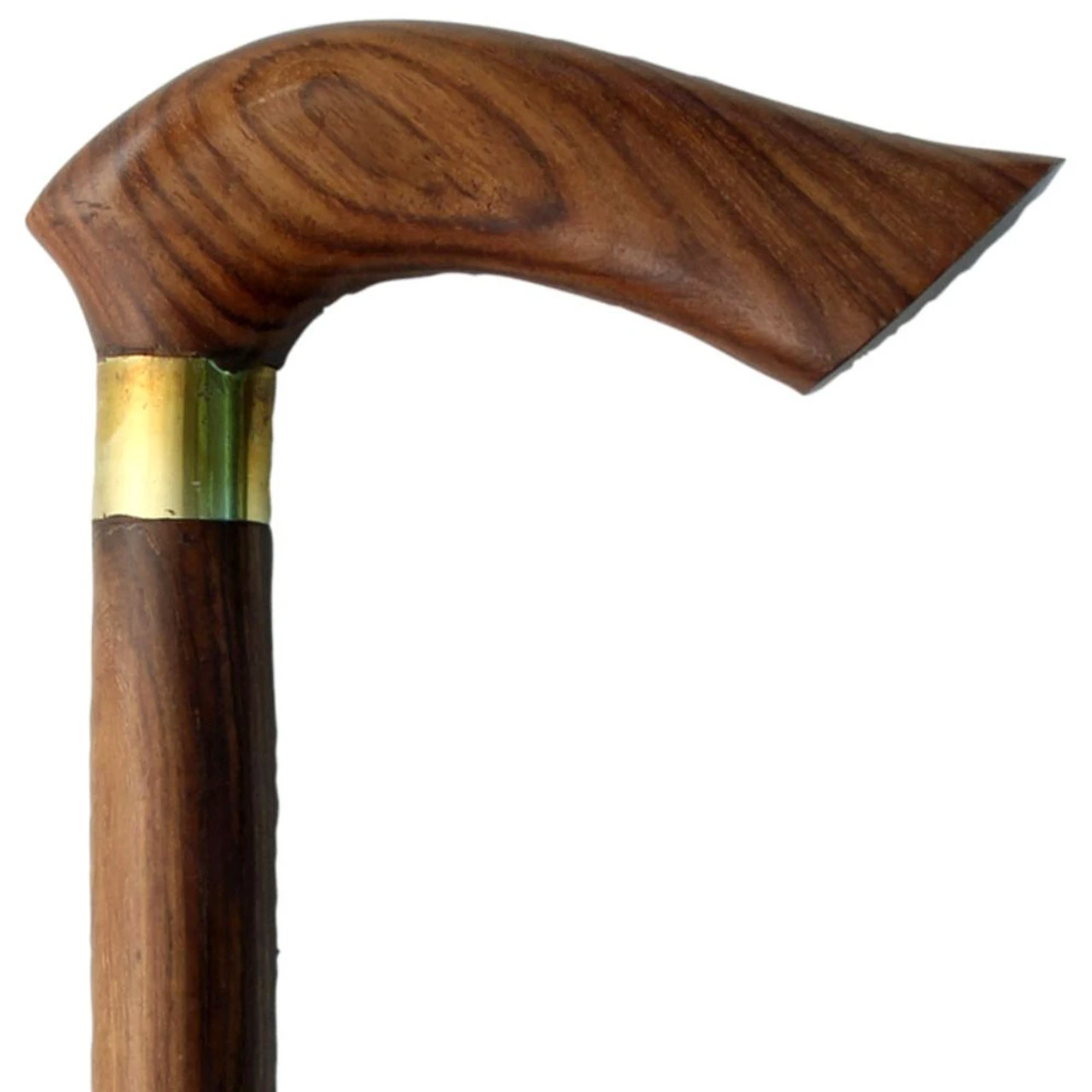 Half-Crook Sheesham Wood Grip Cane 2 Half-Crook Sheesham Wood Grip Cane - Image 2