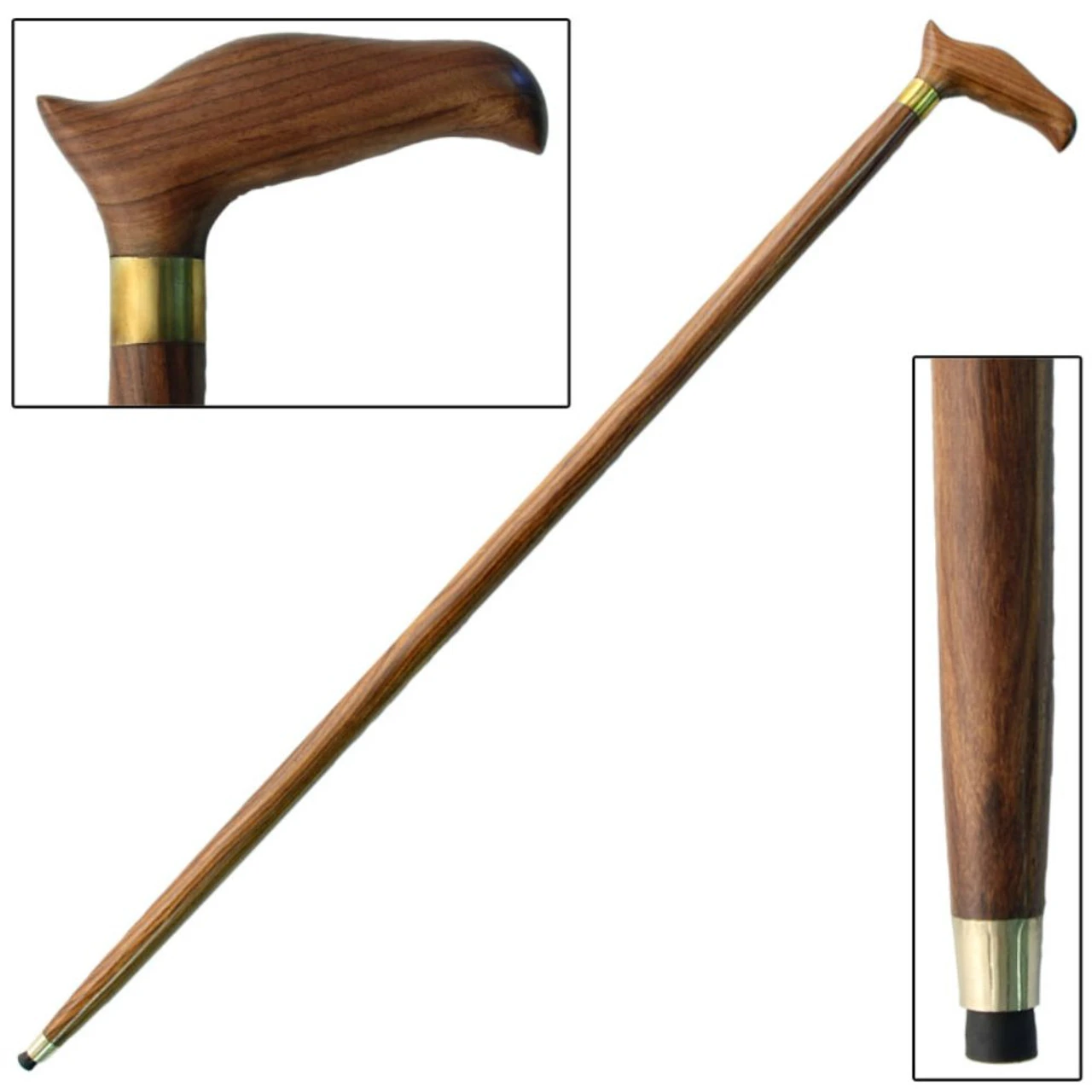 Wooden Eagle Head Sheesham Grip Cane 4 Wooden Eagle Head Sheesham Grip Cane - Image 4