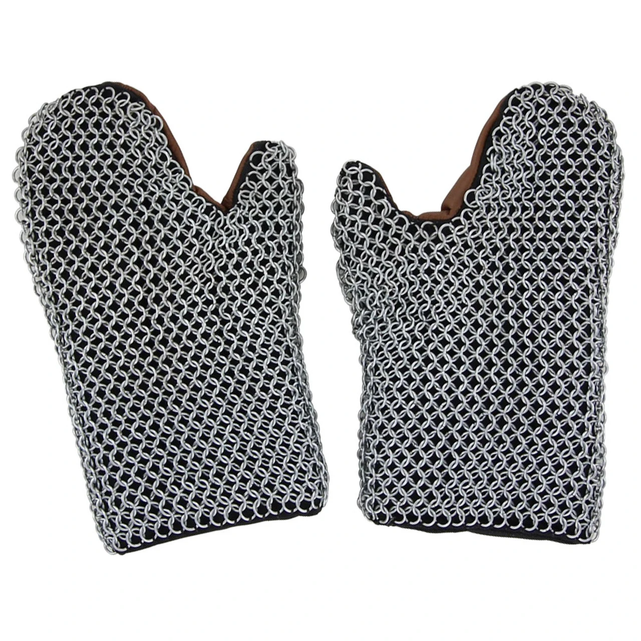 Padded 16g Functional Chainmail Battle Mittens 4 Padded 16g Functional Chainmail Battle Mittens - Image 4