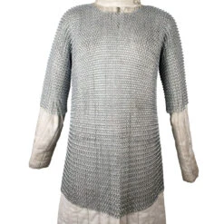 Haubergeon Chain Mail Replica Armor Long Shirt 6 Haubergeon Chain Mail Replica Armor Long Shirt -Daggers Store IN148ZPM 55914.1564502097