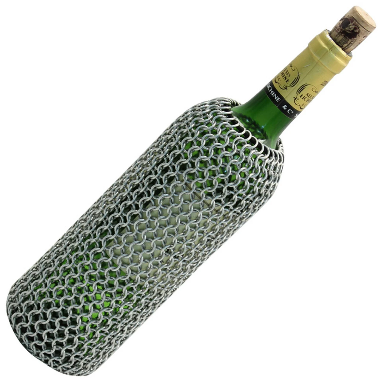 Medieval Chainmail Wine Bottle Bag 2 Medieval Chainmail Wine Bottle Bag - Image 2