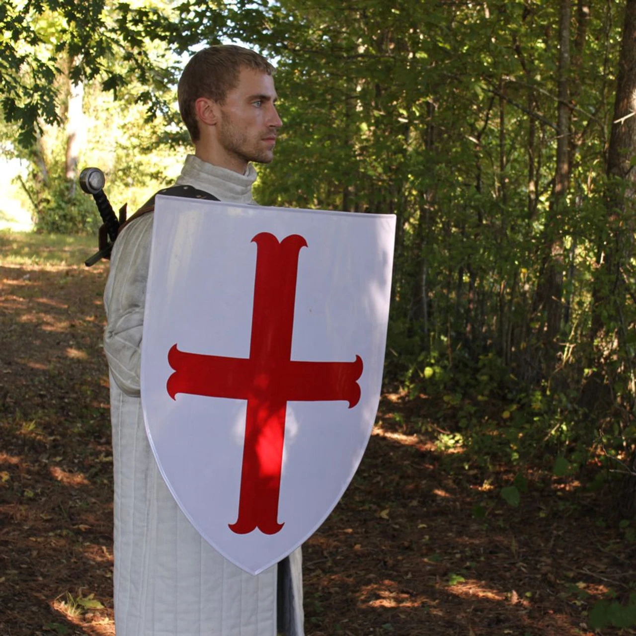 Medieval Templar Knight Heater Shield 2 Medieval Templar Knight Heater Shield - Image 2