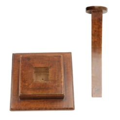 Square Base Wooden Helmet Stand -Daggers Store IN2298 94855.1564501752