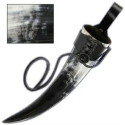 Norwegian Viking Natural Drinking Horn 24oz 7 Norwegian Viking Natural Drinking Horn 24oz -Daggers Store IN4201LHBK 52655.1564501408
