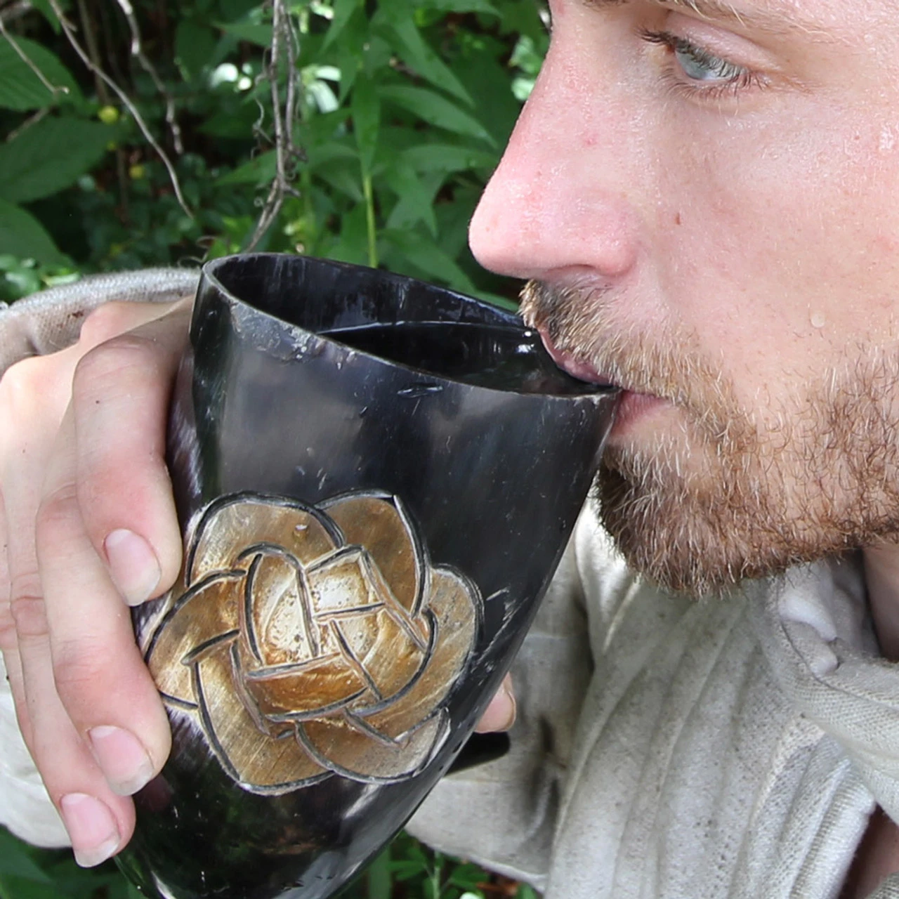 Love Knot Ceremonial Drinking Horn 2 Love Knot Ceremonial Drinking Horn - Image 2