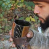 Hand Carved Drinking Horn Of Never Ending