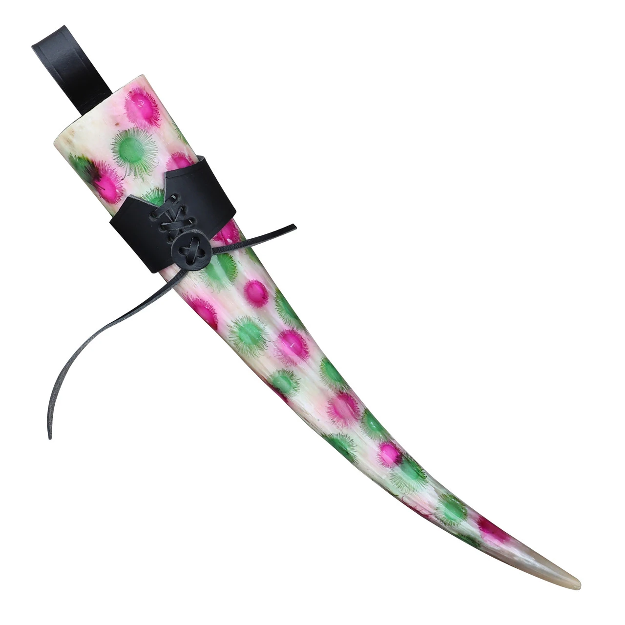 Fireworks Fly Celebratory Medieval Drinking Horn With Holster 1 Fireworks Fly Celebratory Medieval Drinking Horn With Holster