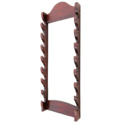 Wooden Bushido 8 Tier Sword Wall Display -Daggers Store IN5808 89096.1564503528