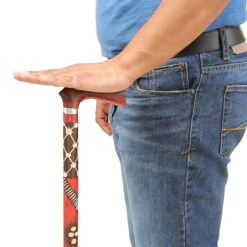 Handcrafted Eucalyptus Tribal Wars Walking Cane -Daggers Store IN60138 00187.1668002997