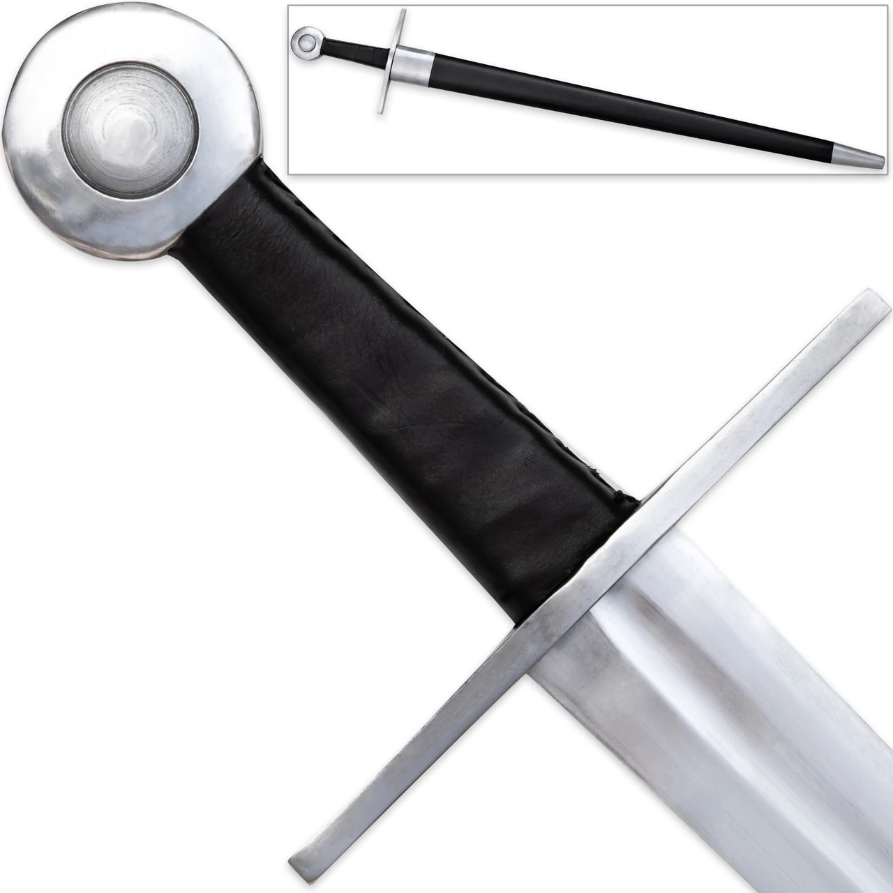 Age Of Chivalry EN45 Carbon Steel Medieval Knightly Battle Ready Sword 1 Age Of Chivalry EN45 Carbon Steel Medieval Knightly Battle Ready Sword