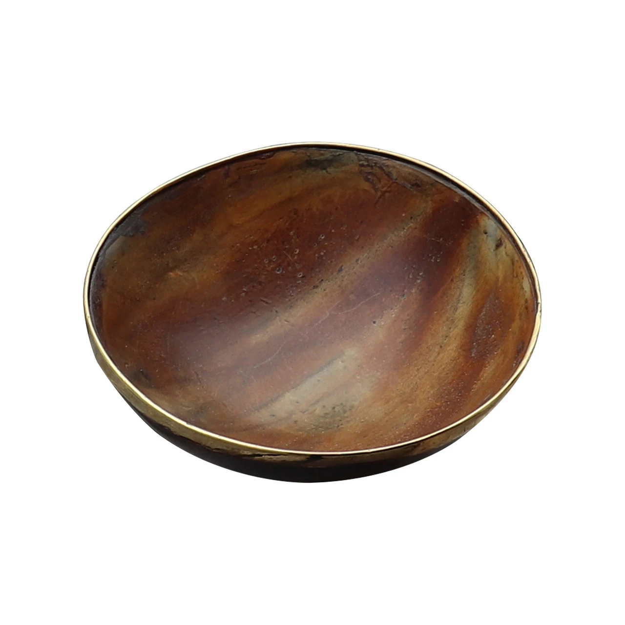 Einar Medieval Natural Horn Feasting Trinket Decorative Bowl 2 Einar Medieval Natural Horn Feasting Trinket Decorative Bowl - Image 2