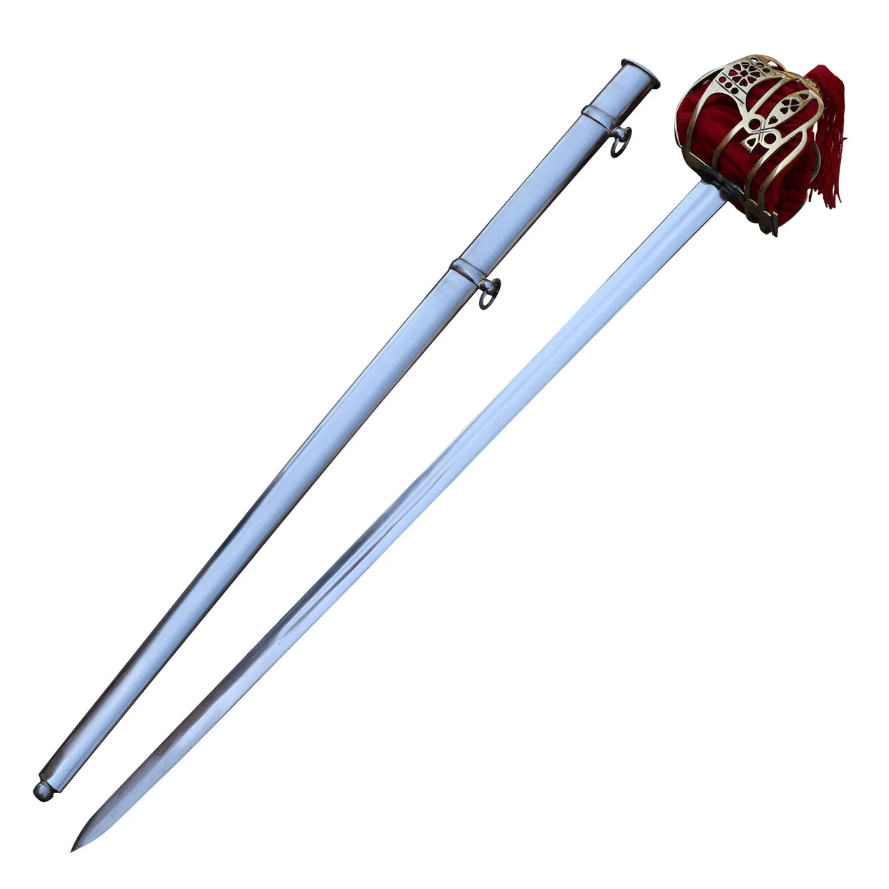 Basket Hilted Historical Replica Scottish Broad Sword 1 Basket Hilted Historical Replica Scottish Broad Sword