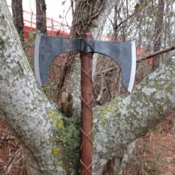 XL Iroquois-Inspired Carbon Steel Battle Axe 13 XL Iroquois-Inspired Carbon Steel Battle Axe -Daggers Store IN60694 25158.1584557673