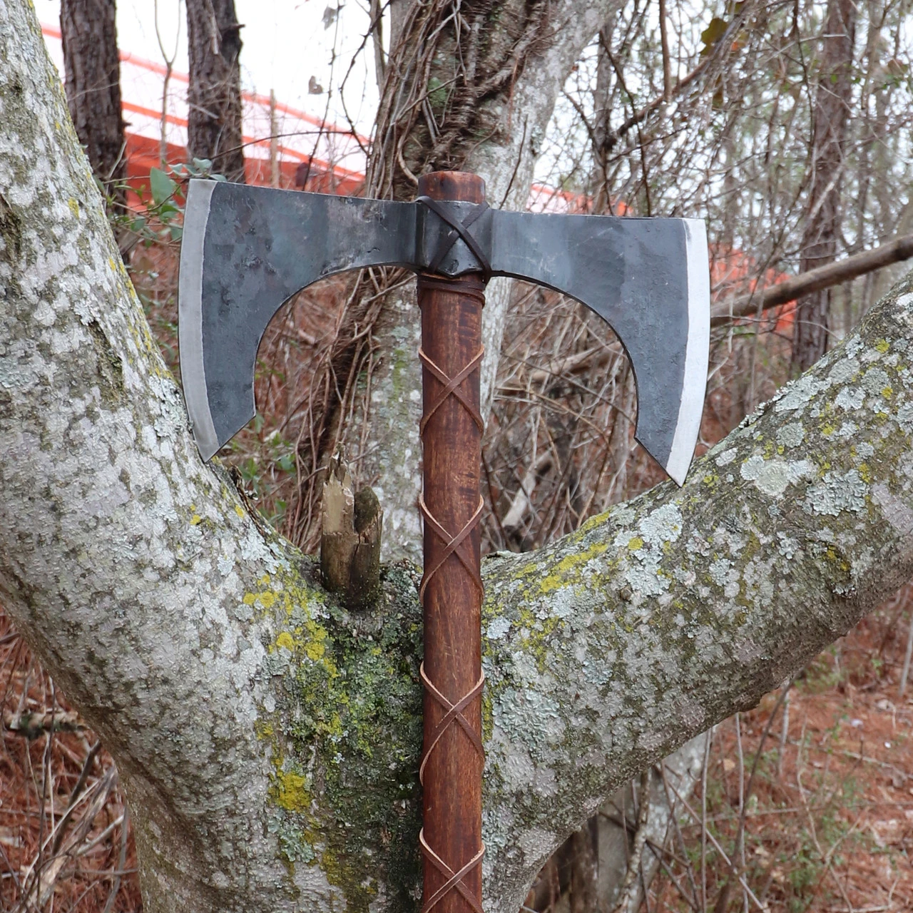 XL Iroquois-Inspired Carbon Steel Battle Axe 7 XL Iroquois-Inspired Carbon Steel Battle Axe - Image 7