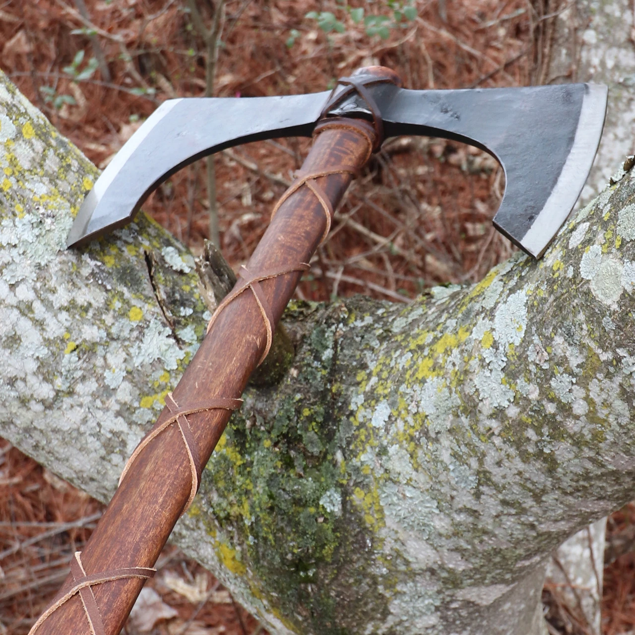 XL Iroquois-Inspired Carbon Steel Battle Axe 6 XL Iroquois-Inspired Carbon Steel Battle Axe - Image 6