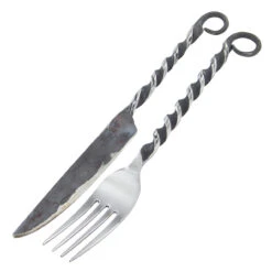 Medieval Renaissance Stainless Steel Twisted Cutlery Set 6 Medieval Renaissance Stainless Steel Twisted Cutlery Set -Daggers Store IN60734 94687.1564768064
