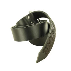 Handmade Leather Farmers Weave Viking Belt Black -Daggers Store IN60758 39687.1598038671