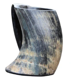 The Hooded Raven  Distressed Raider Large Viking Drinking Horn Tankard Mug [L] -Daggers Store IN60816L 37980.1602690045