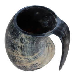 The Hooded Raven  Distressed Raider Large Viking Drinking Horn Tankard Mug [L] -Daggers Store IN60816L 42622.1602690045