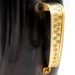 Realm Wanderlust Brass Rimmed Viking Norse Sleipnir Horn Mug -Daggers Store IN60828 28599.1673992578