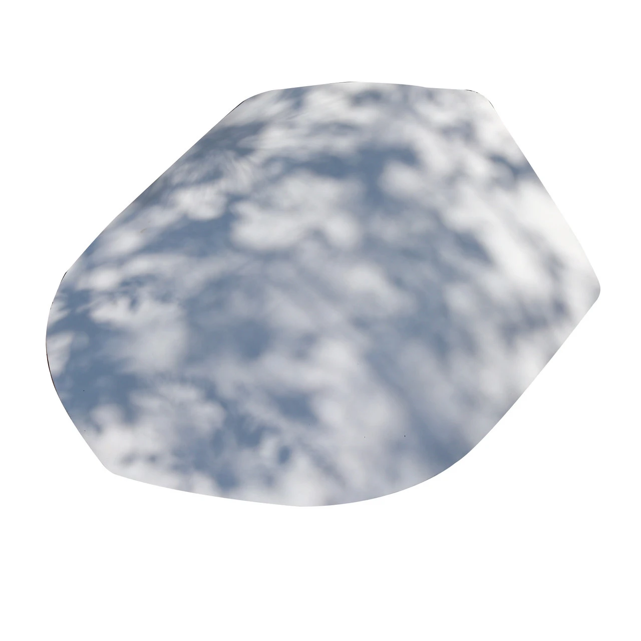 Functional 14th Century Four Point Steel Blank White Medieval Battle Shield 2 Functional 14th Century Four Point Steel Blank White Medieval Battle Shield - Image 2