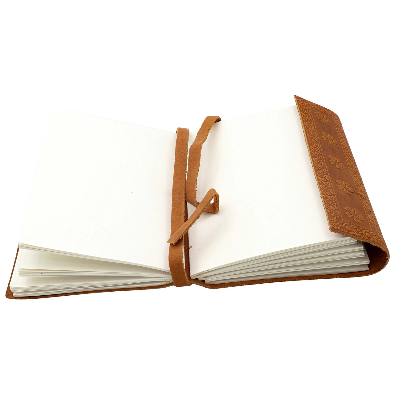 Design Calling Embossed Floral Mandala Hand Crafted Writing Drawing Leather Notebook Sketchbook Diary Journal 4 Design Calling Embossed Floral Mandala Hand Crafted Writing Drawing Leather Notebook Sketchbook Diary Journal - Image 4