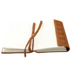 Moon Drunk Wolf & Moon Embossed Hand-Crafted Leather Notebook Sketchbook Diary Journal -Daggers Store IN60935 04 06785.1688734262