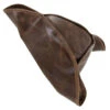 Colonial Leather Pirate Tricorn