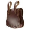 Medieval Leather Hide Festival Pouch Bag