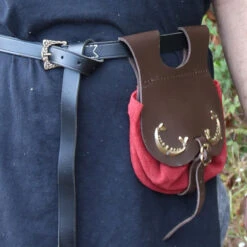 Handmade Royal Court Suede Pouch -Daggers Store IN6719BRR 81330.1564503711