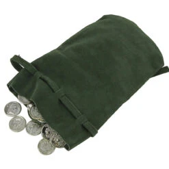 Renaissance Drawstring Master Artisan Suede Bag -Daggers Store IN6729G 84913.1564503611