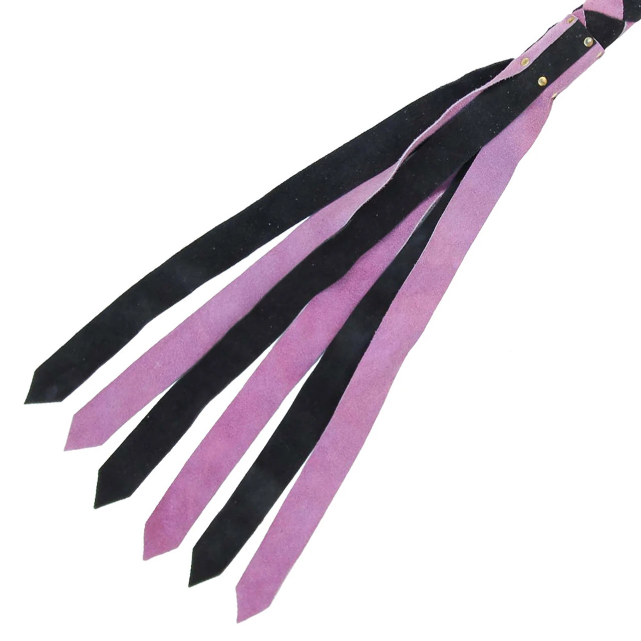Handmade Suede Night Mistress Flogger 3 Handmade Suede Night Mistress Flogger - Image 3