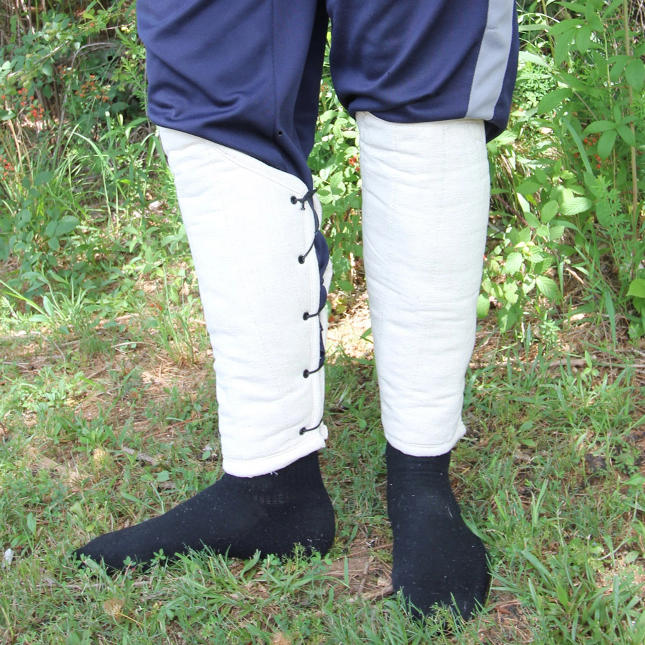 Shock Charge Medieval Padded Greaves Armor 2 Shock Charge Medieval Padded Greaves Armor - Image 2