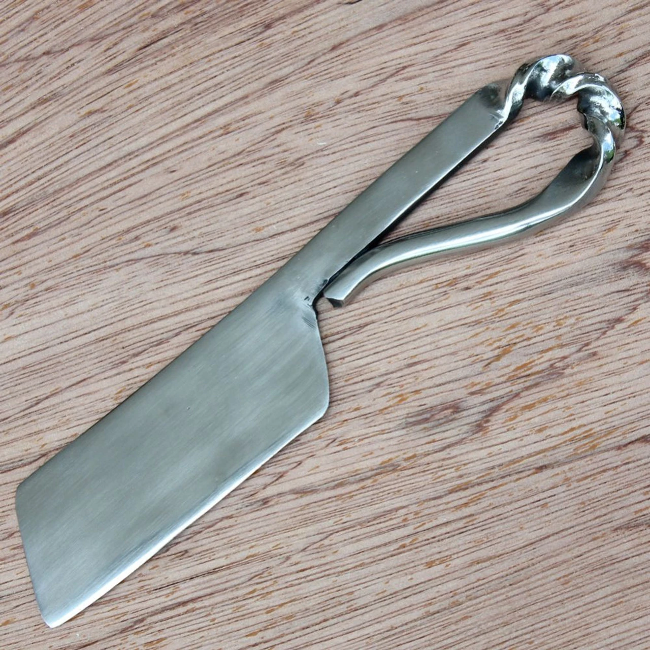 Medieval Style Stainless Twisted Cheese Knife 2 Medieval Style Stainless Twisted Cheese Knife - Image 2