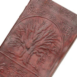 Embossed Celtic Tree Of Life Leather Bound Writing Journal -Daggers Store IN8631BRL 05008.1579625571