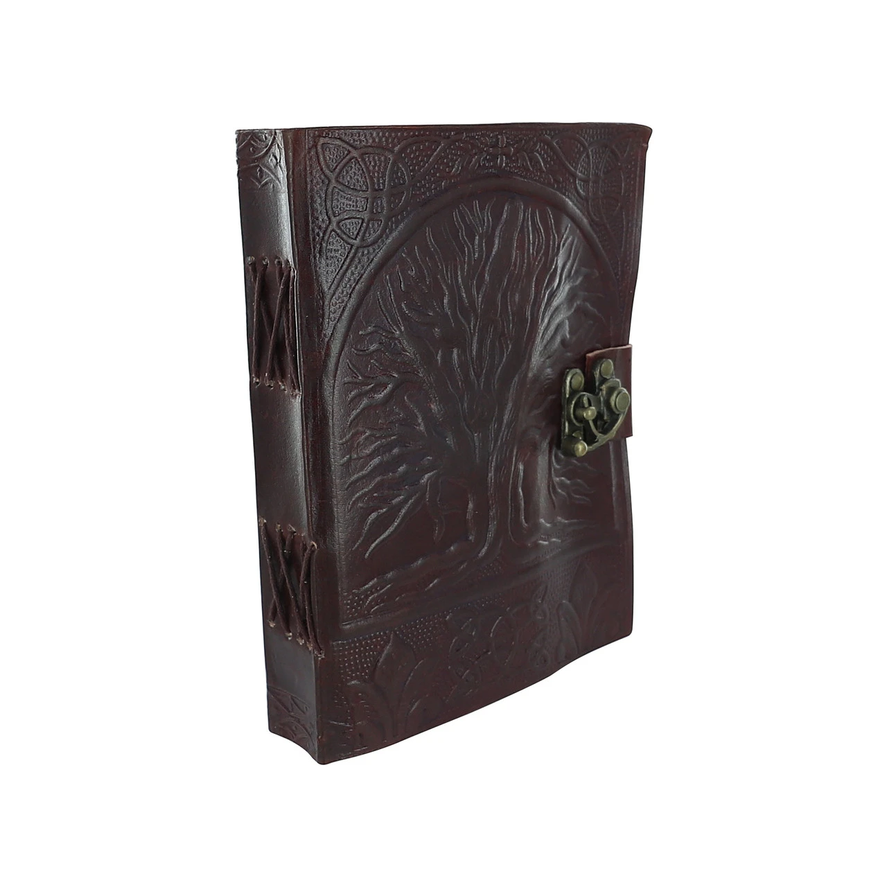 Sacred Tree Of Life Embossed Leather Writing Journal 2 Sacred Tree Of Life Embossed Leather Writing Journal - Image 2