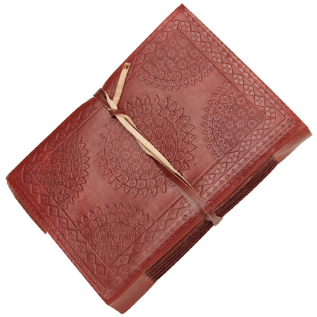 Medieval Circular Embossed Handmade Journal Diary 3 Medieval Circular Embossed Handmade Journal Diary - Image 3