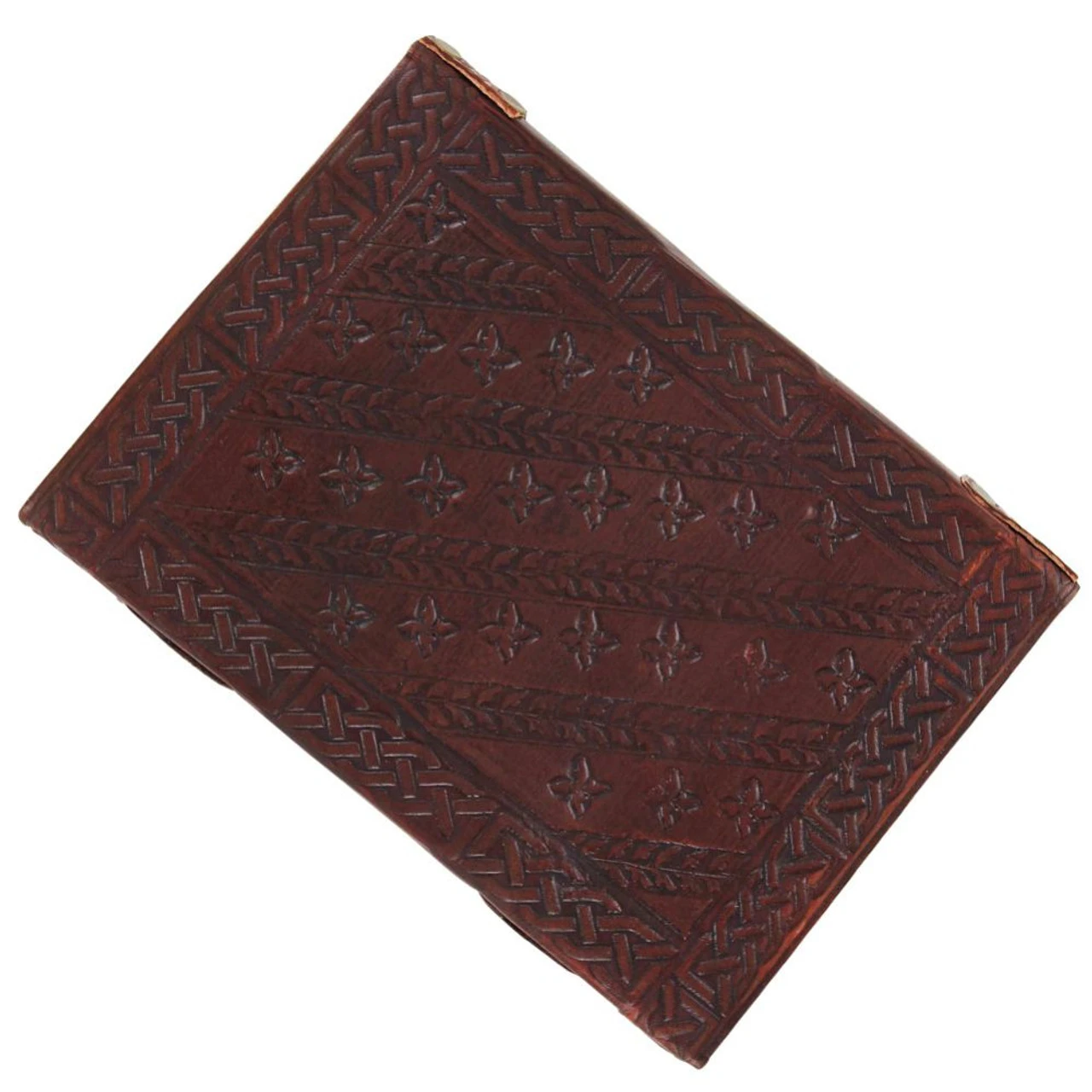 Fleur De Lis Handmade Leather Journal 1 Fleur De Lis Handmade Leather Journal