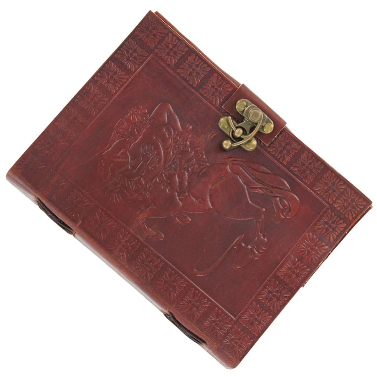 Romantic Centaur Medieval Handmade Leather Journal 3 Romantic Centaur Medieval Handmade Leather Journal - Image 3