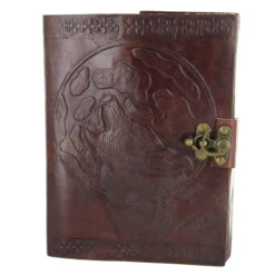 Howl At The Moon Leather Wolf Journal 7 Howl At The Moon Leather Wolf Journal -Daggers Store IN8675BRWL 89482.1564503314