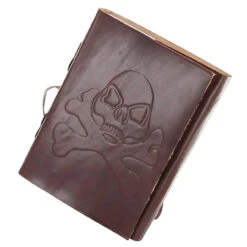 Handmade Jolly Roger Booty Log Journal -Daggers Store IN8678BR 43028.1564503615