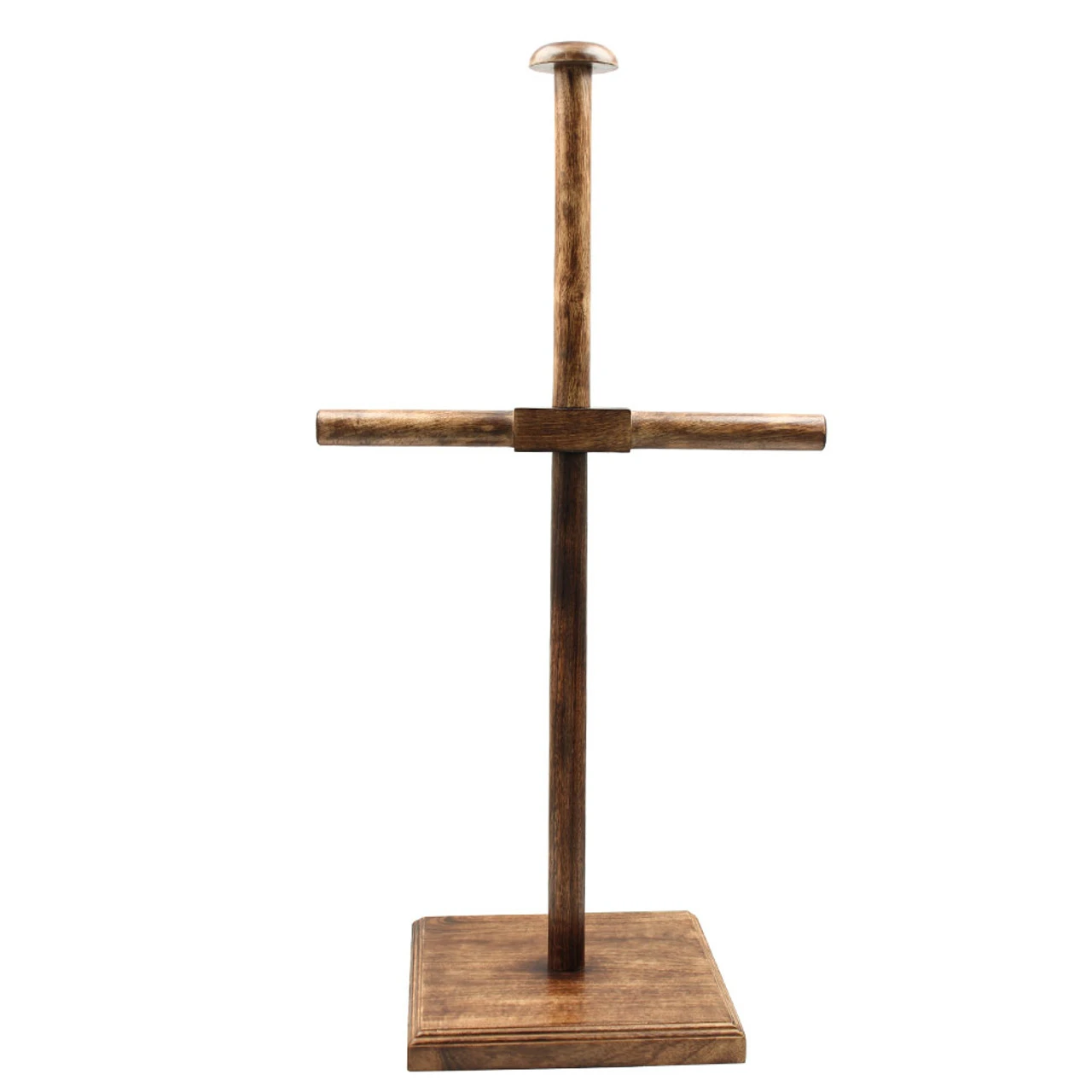 Armor Helmet & Breastplate Display Wooden Stand 2 Armor Helmet & Breastplate Display Wooden Stand - Image 2