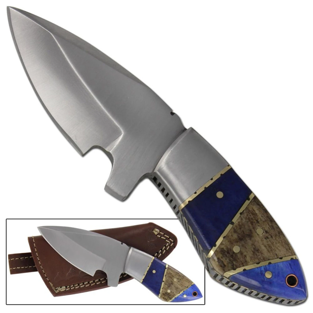 Egyptian Blue All Purpose Skinning Knife 2 Egyptian Blue All Purpose Skinning Knife - Image 2