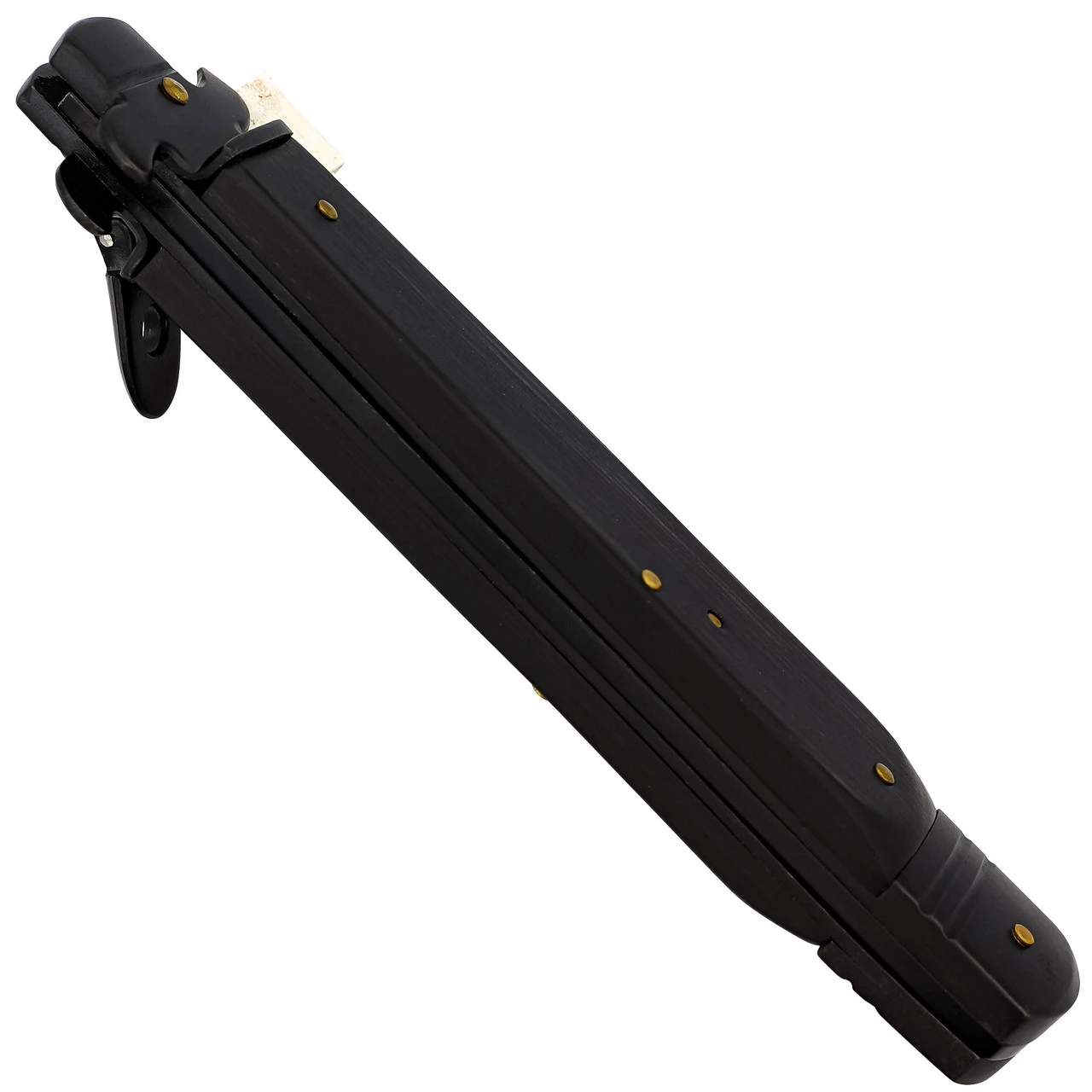 Plague Doctor Damascus Steel Automatic Lever Lock Stiletto Knife 4 Plague Doctor Damascus Steel Automatic Lever Lock Stiletto Knife - Image 4